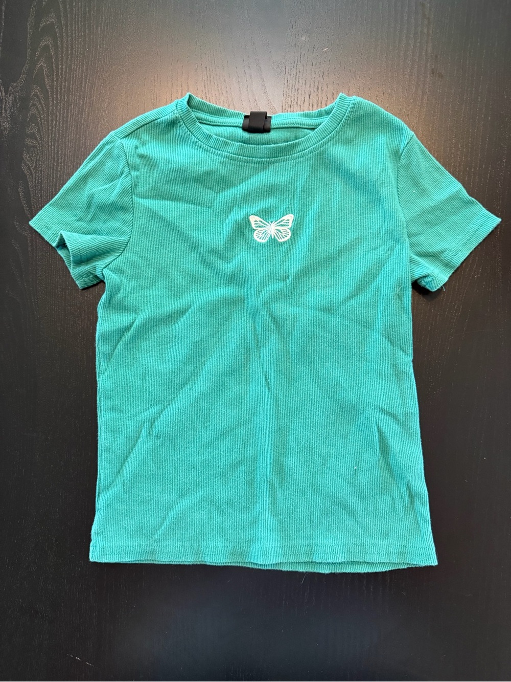 art class Teal Short-Sleeve Butterfly Tee